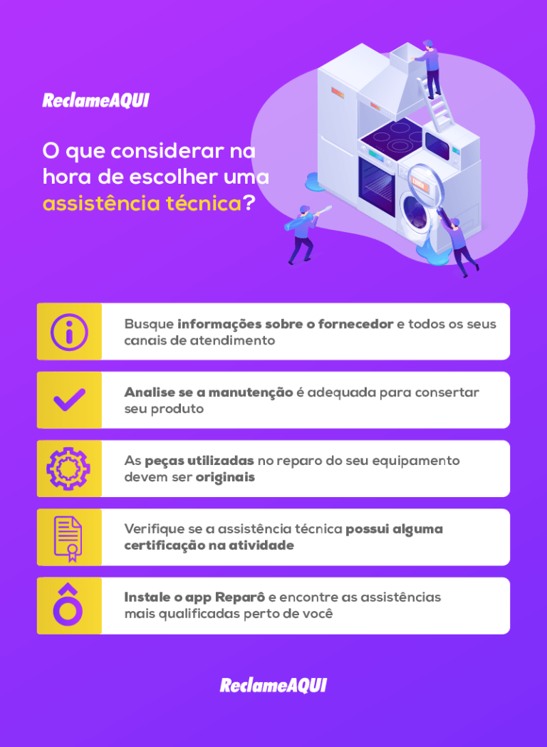 Como escolher uma assistência técnica confiável para seu eletrodoméstico