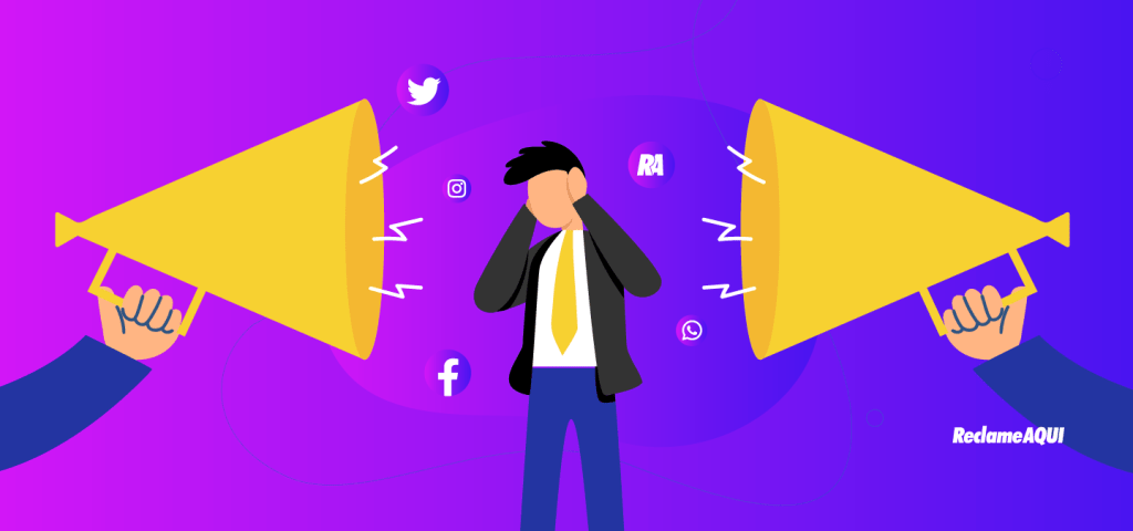 Arte do texto sobre como responder críticas na internet à sua empresa