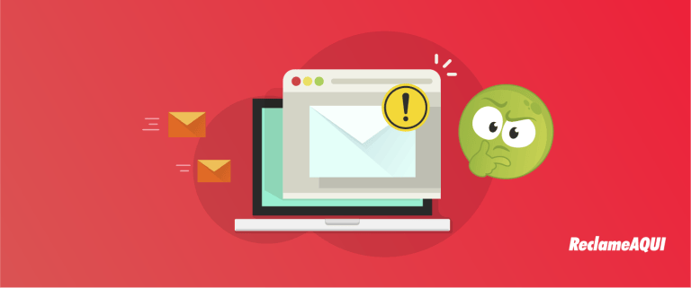 É golpe! Golpistas acionam consumidores por e-mail usando o nome do Reclame AQUI