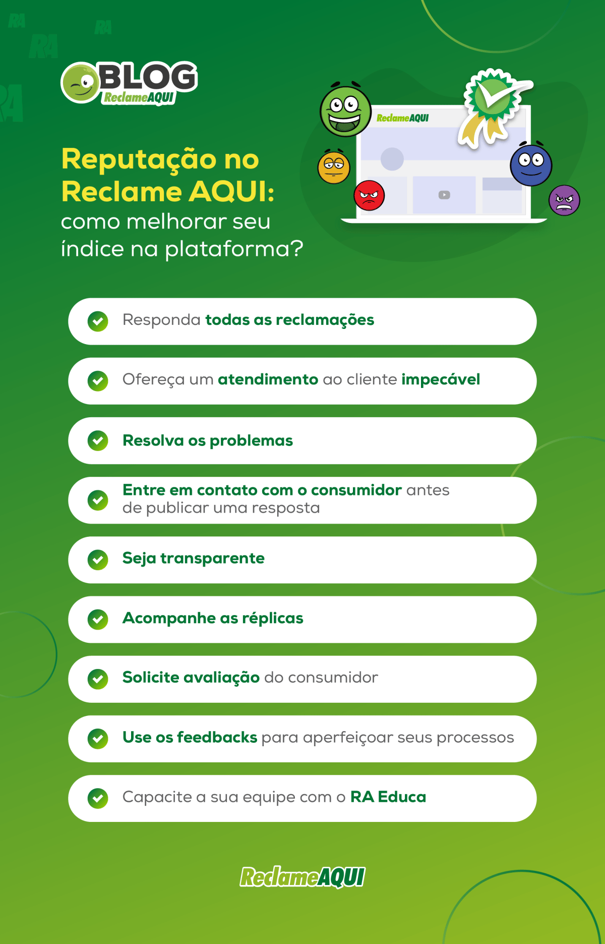 Reputação Reclame AQUI: veja como melhorar a da sua empresa
