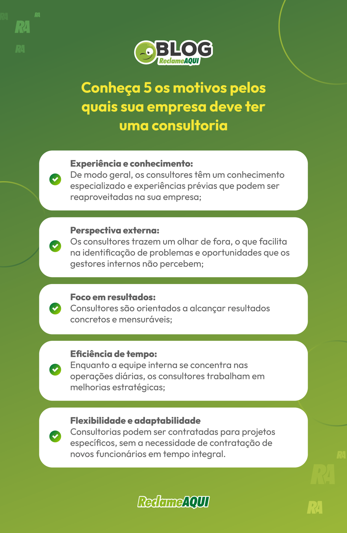 Transformando desafios em oportunidades com a Consultoria RA