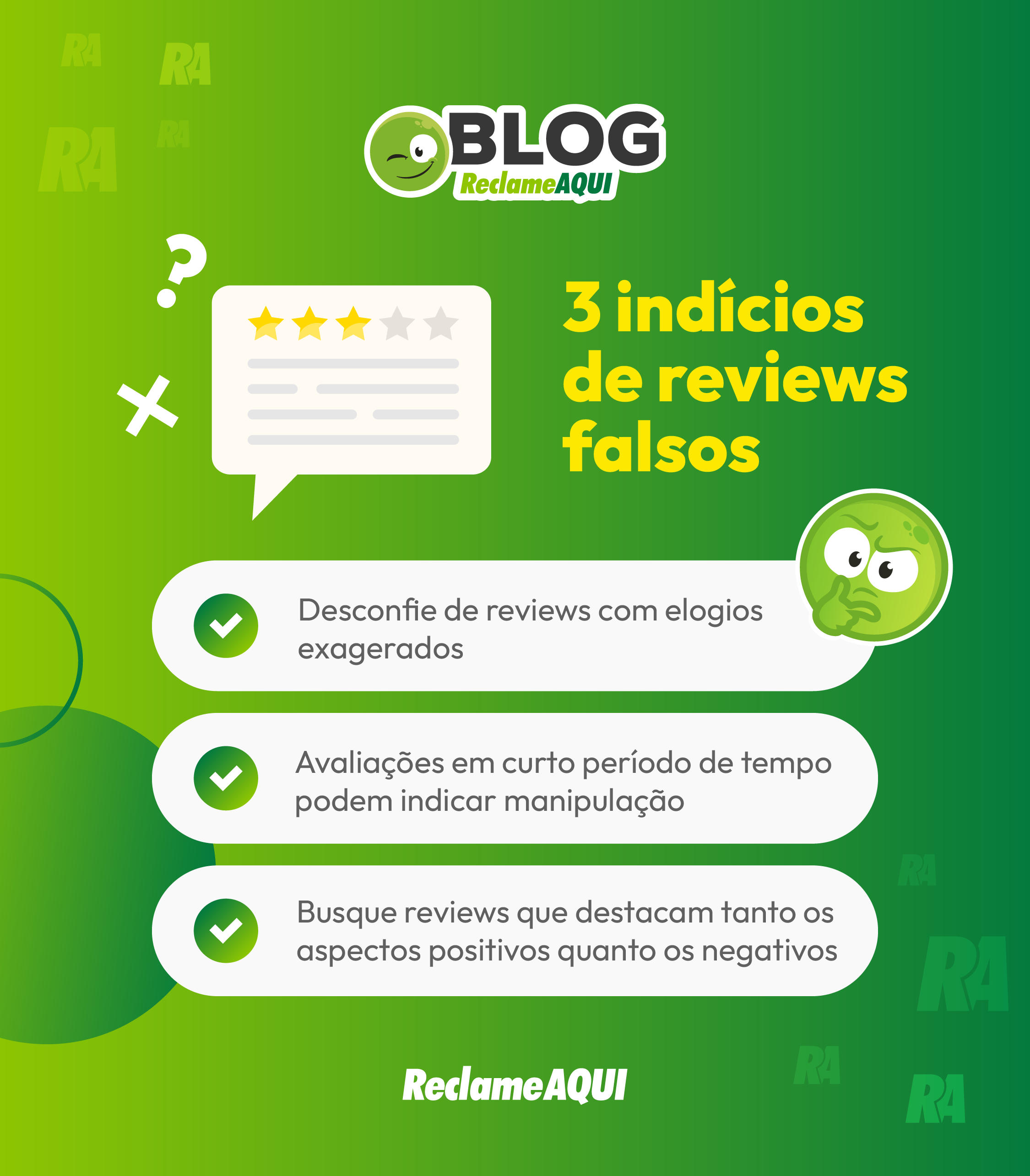 3 indícios de reviews falsos na internet