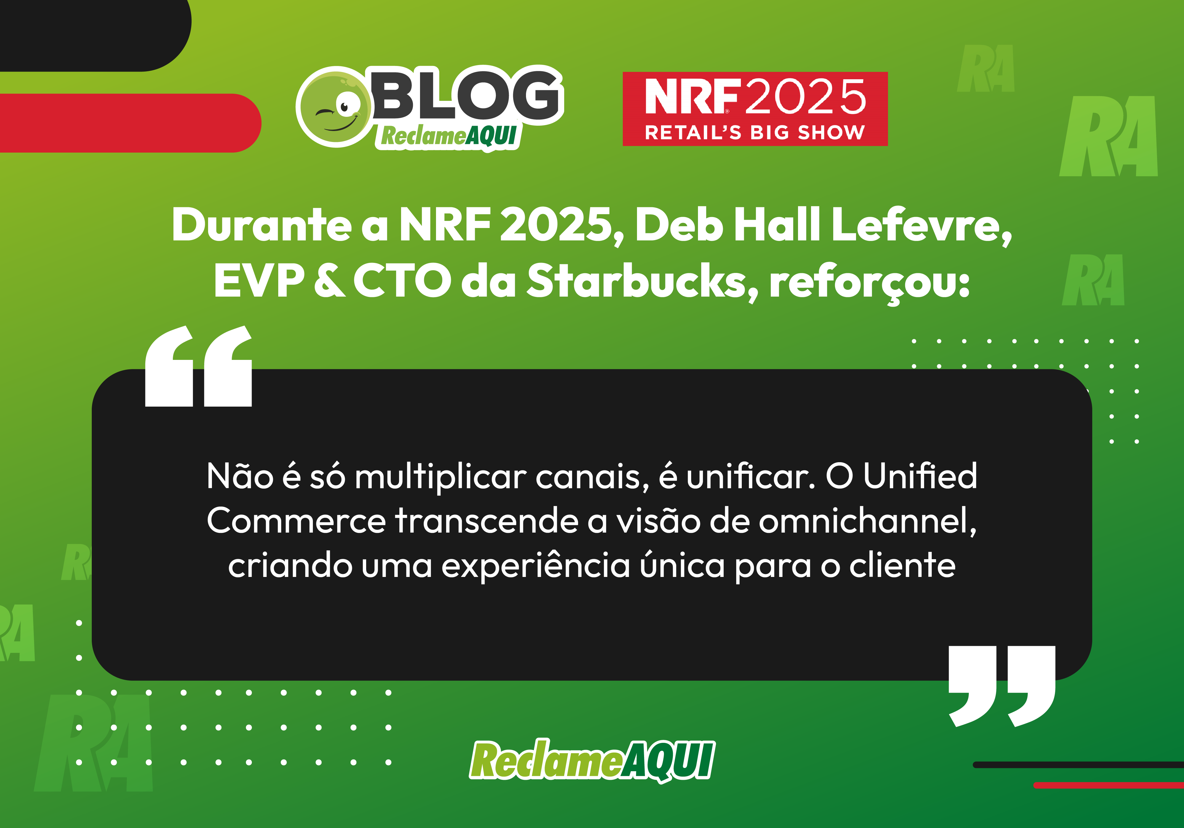 aspas - Deb Hall Lefevre, EVP & CTO da Starbucks