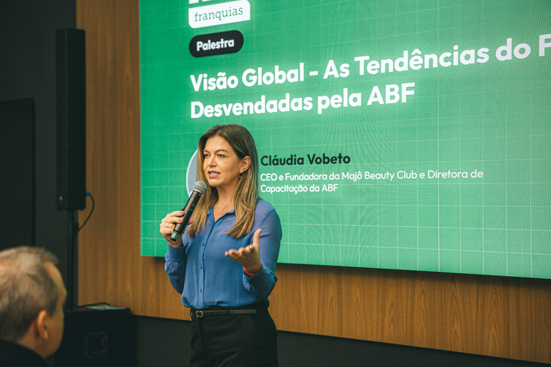 Claudia Vabeto, CEO e Fundadora da Majô Beauty e Diretora de Capacitação da Associação Brasileira de Franquias (ABF)