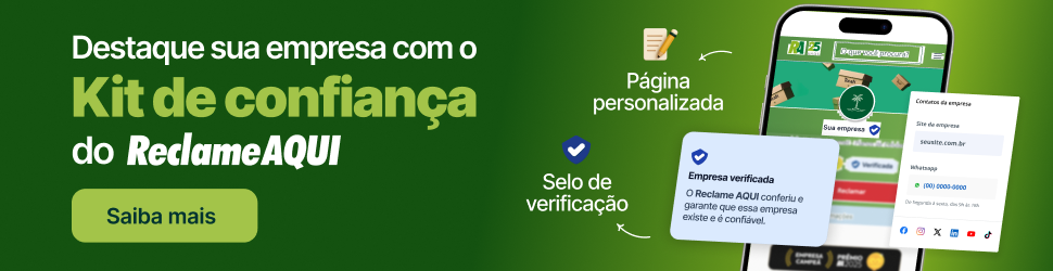 KIT DE CONFIANÇA RECLAME AQUI