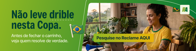 Não leve drible nesta Copa. Antes de fechar o carrinho, veja quem resolve de verdade' com o botão Pesquise no Reclame AQUI