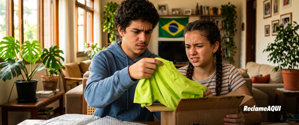 Comprou camisa da seleção e recebeu outra