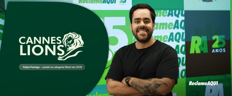 É oficial: Felipe Paniago, CMO do Reclame AQUI, é confirmado como jurado no Cannes Lions 2026
